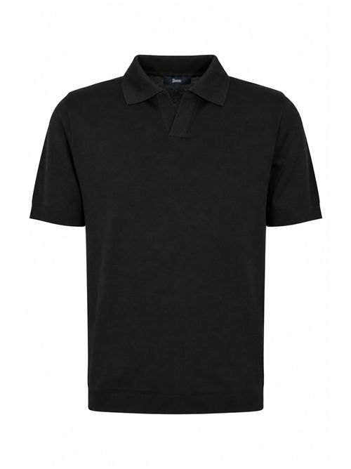 Polo in maglia di cotone Nero Herno | JV000004U 520599300